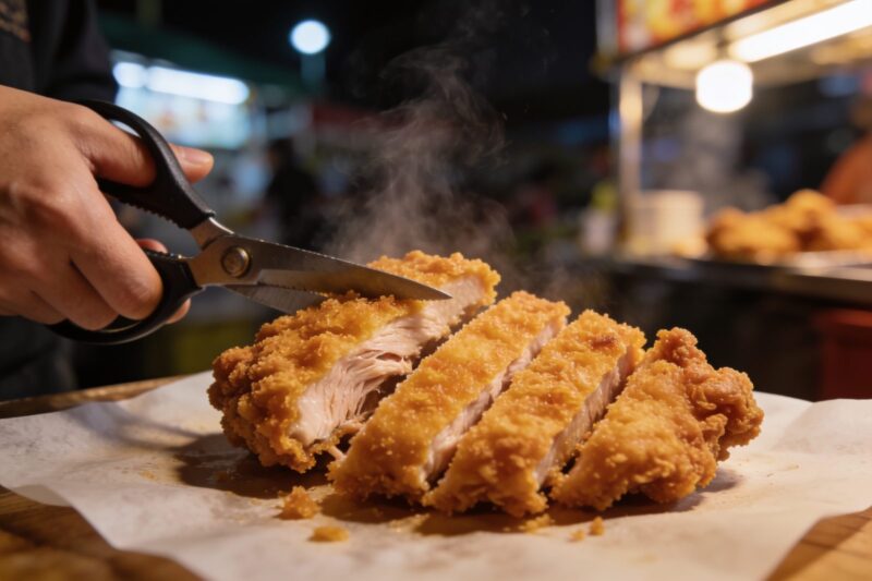 雞排切還是不切？一刀切下去的酥脆代價